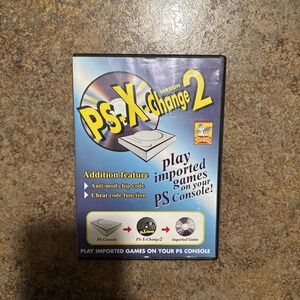 PS-X-Change Version 2.0 Game Enhancer Import Player Anti-Mod Cheat PS1 PSX